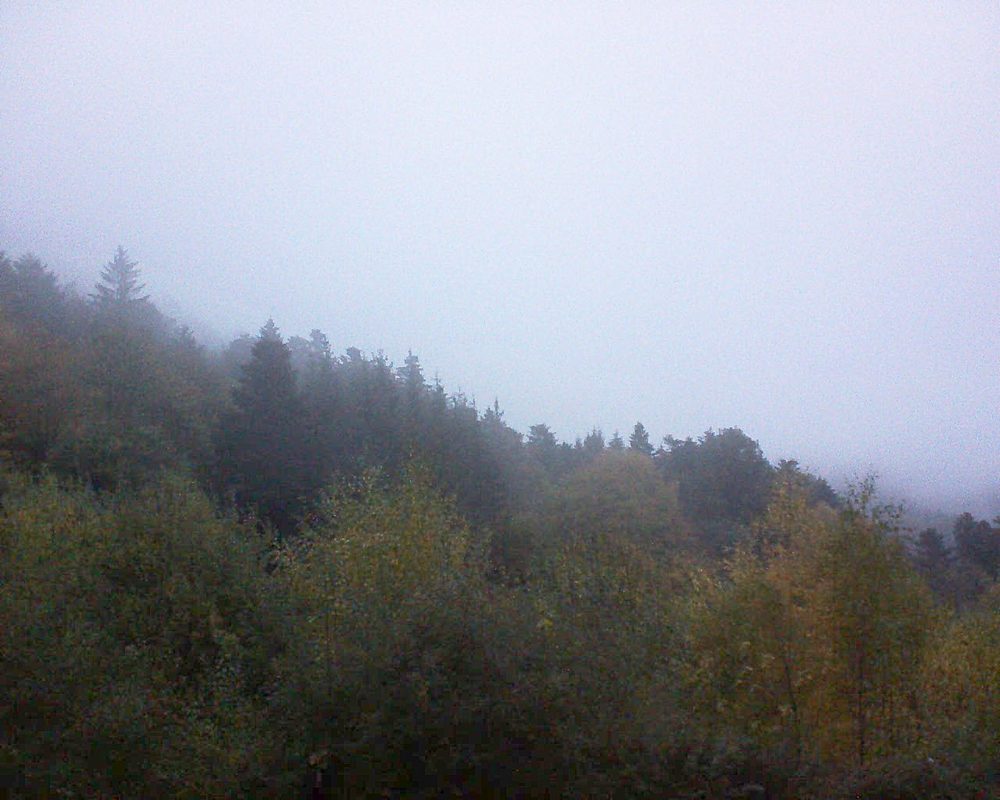 Le petit ballon vu depuis le Domaine Langmatt à Murbach le 28.10.2018 à 17:00 Le petit ballon (Alsace, Vosges) le 28.10.2018 à 17:00