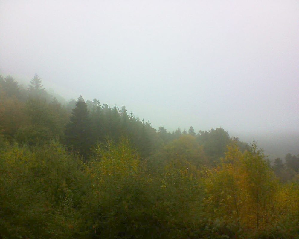 Le petit ballon vu depuis le Domaine Langmatt à Murbach le 29.10.2018 à 11:30 Le petit ballon (Alsace, Vosges) le 29.10.2018 à 11:30