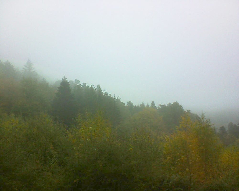 Le petit ballon vu depuis le Domaine Langmatt à Murbach le 29.10.2018 à 12:15 Le petit ballon (Alsace, Vosges) le 29.10.2018 à 12:15