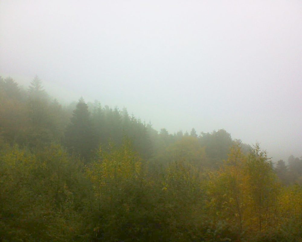 Le petit ballon vu depuis le Domaine Langmatt à Murbach le 29.10.2018 à 12:45 Le petit ballon (Alsace, Vosges) le 29.10.2018 à 12:45