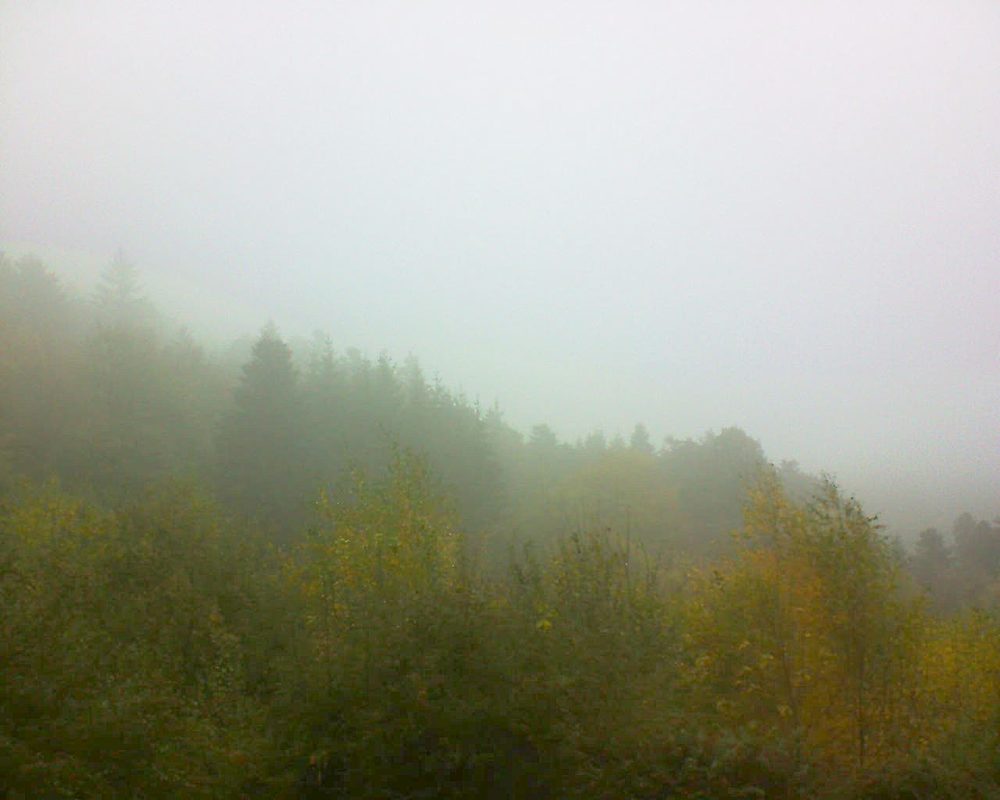 Le petit ballon vu depuis le Domaine Langmatt à Murbach le 29.10.2018 à 14:45 Le petit ballon (Alsace, Vosges) le 29.10.2018 à 14:45