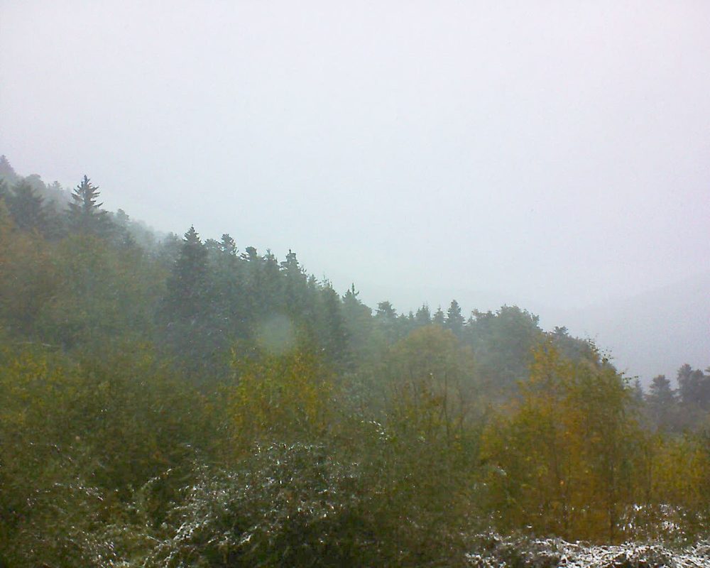 Le petit ballon vu depuis le Domaine Langmatt à Murbach le 30.10.2018 à 13:00 Le petit ballon (Alsace, Vosges) le 30.10.2018 à 13:00