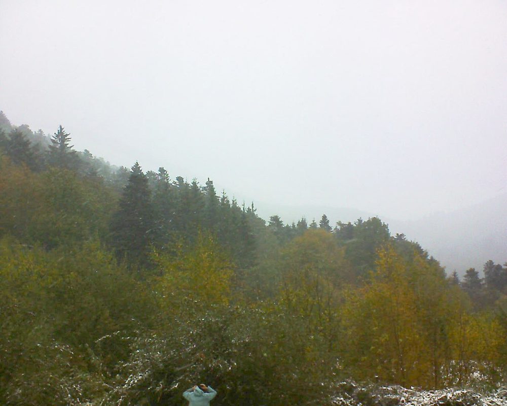 Le petit ballon vu depuis le Domaine Langmatt à Murbach le 30.10.2018 à 13:15 Le petit ballon (Alsace, Vosges) le 30.10.2018 à 13:15