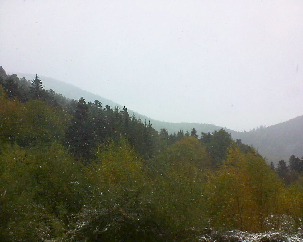 Le petit ballon vu depuis le Domaine Langmatt à Murbach le 30.10.2018 à 13:30 Le petit ballon (Alsace, Vosges) le 30.10.2018 à 13:30