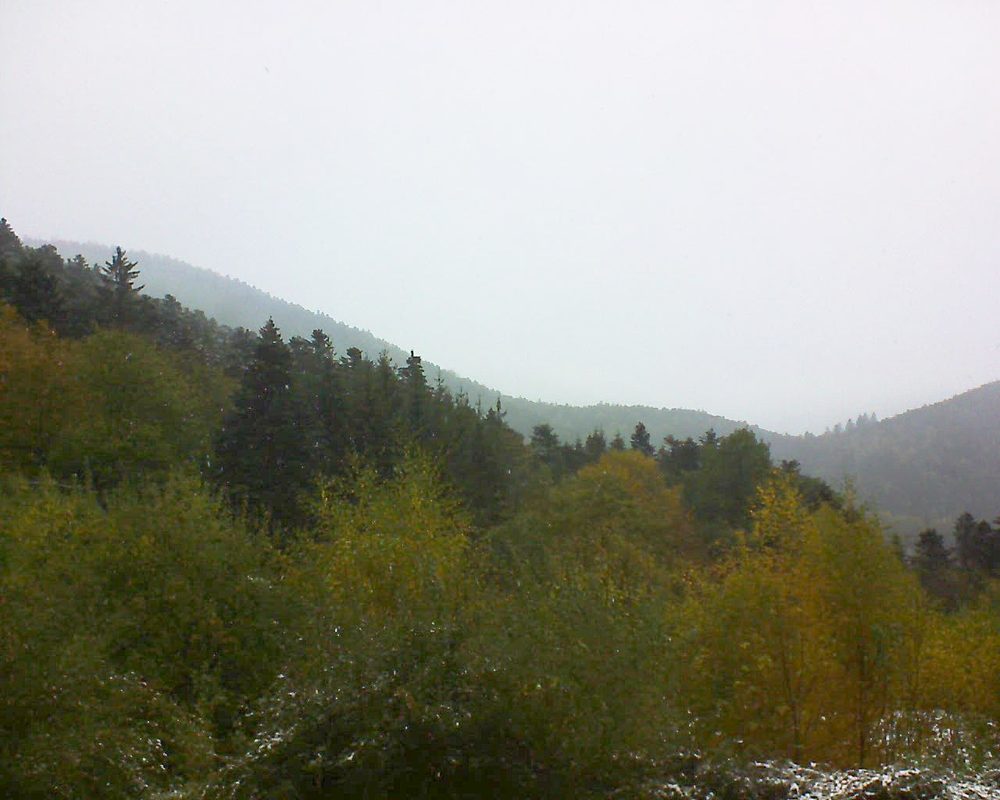Le petit ballon vu depuis le Domaine Langmatt à Murbach le 30.10.2018 à 13:45 Le petit ballon (Alsace, Vosges) le 30.10.2018 à 13:45