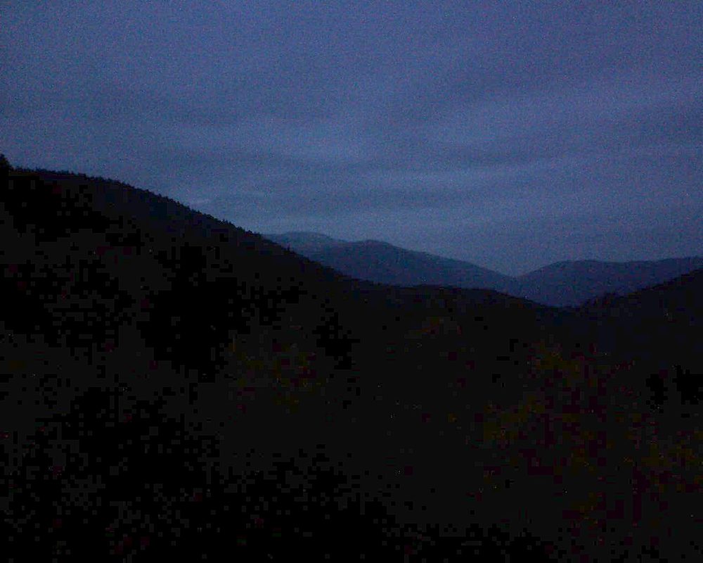 Le petit ballon vu depuis le Domaine Langmatt à Murbach le 03.11.2018 à 17:30 Le petit ballon (Alsace, Vosges) le 03.11.2018 à 17:30
