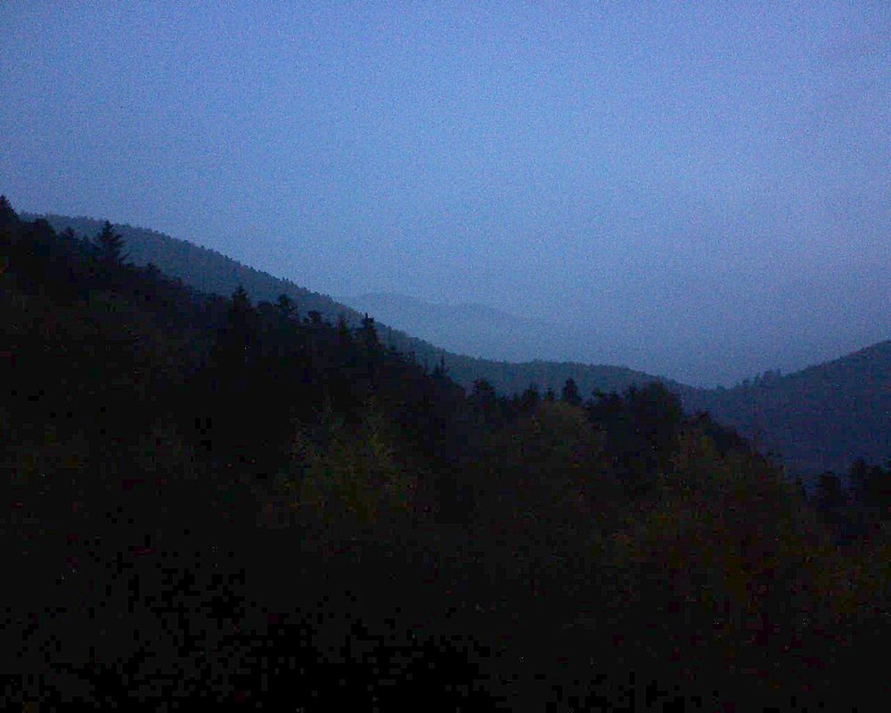 Le petit ballon vu depuis le Domaine Langmatt à Murbach le 04.11.2018 à 07:00 Le petit ballon (Alsace, Vosges) le 04.11.2018 à 07:00