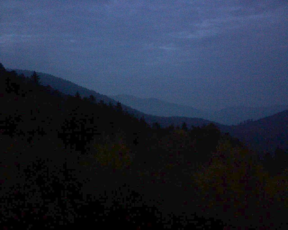 Le petit ballon vu depuis le Domaine Langmatt à Murbach le 04.11.2018 à 17:30 Le petit ballon (Alsace, Vosges) le 04.11.2018 à 17:30