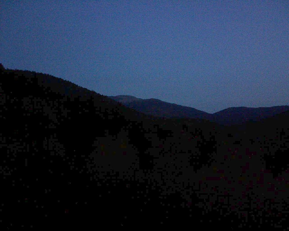 Le petit ballon vu depuis le Domaine Langmatt à Murbach le 07.11.2018 à 07:00 Le petit ballon (Alsace, Vosges) le 07.11.2018 à 07:00