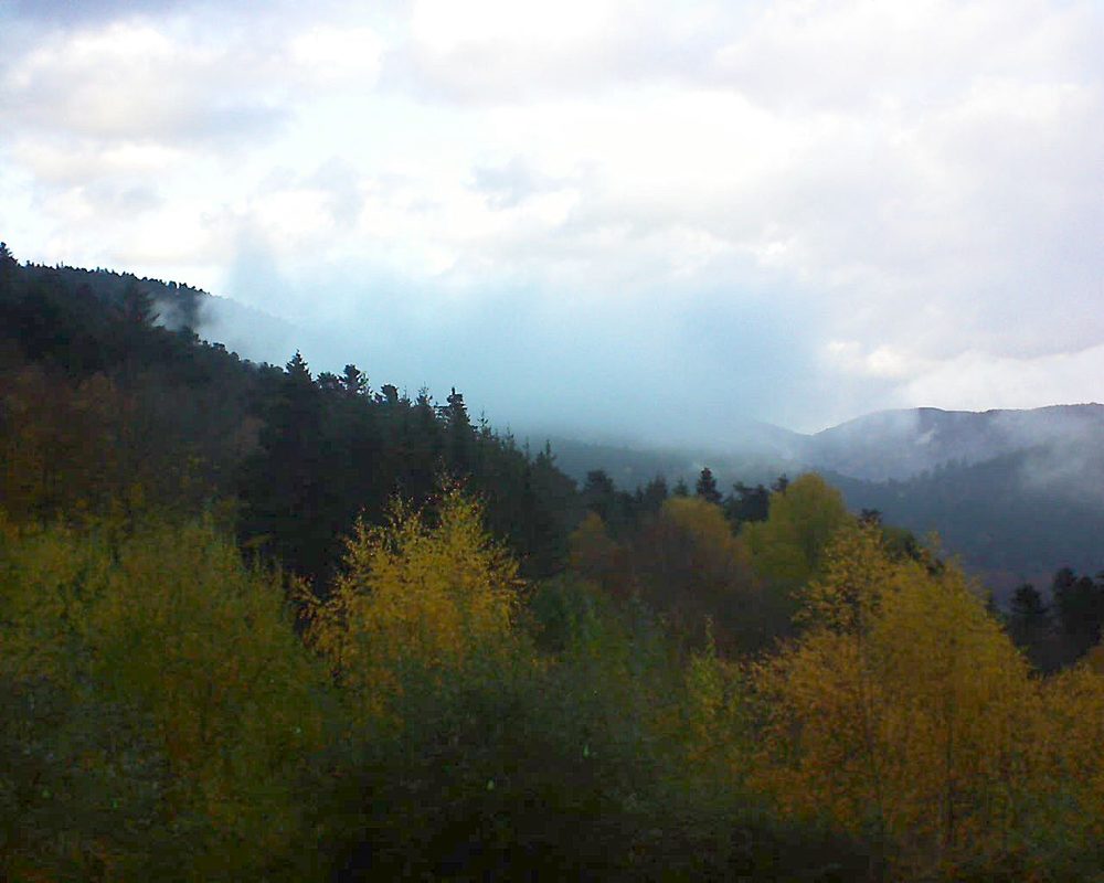 Le petit ballon vu depuis le Domaine Langmatt à Murbach le 11.11.2018 à 16:00 Le petit ballon (Alsace, Vosges) le 11.11.2018 à 16:00