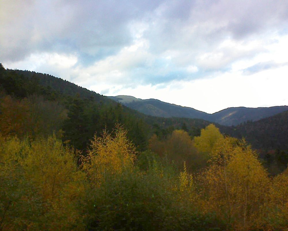 Le petit ballon vu depuis le Domaine Langmatt à Murbach le 13.11.2018 à 16:00 Le petit ballon (Alsace, Vosges) le 13.11.2018 à 16:00