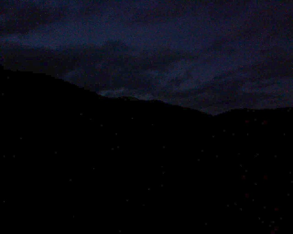 Le petit ballon vu depuis le Domaine Langmatt à Murbach le 13.11.2018 à 17:30 Le petit ballon (Alsace, Vosges) le 13.11.2018 à 17:30