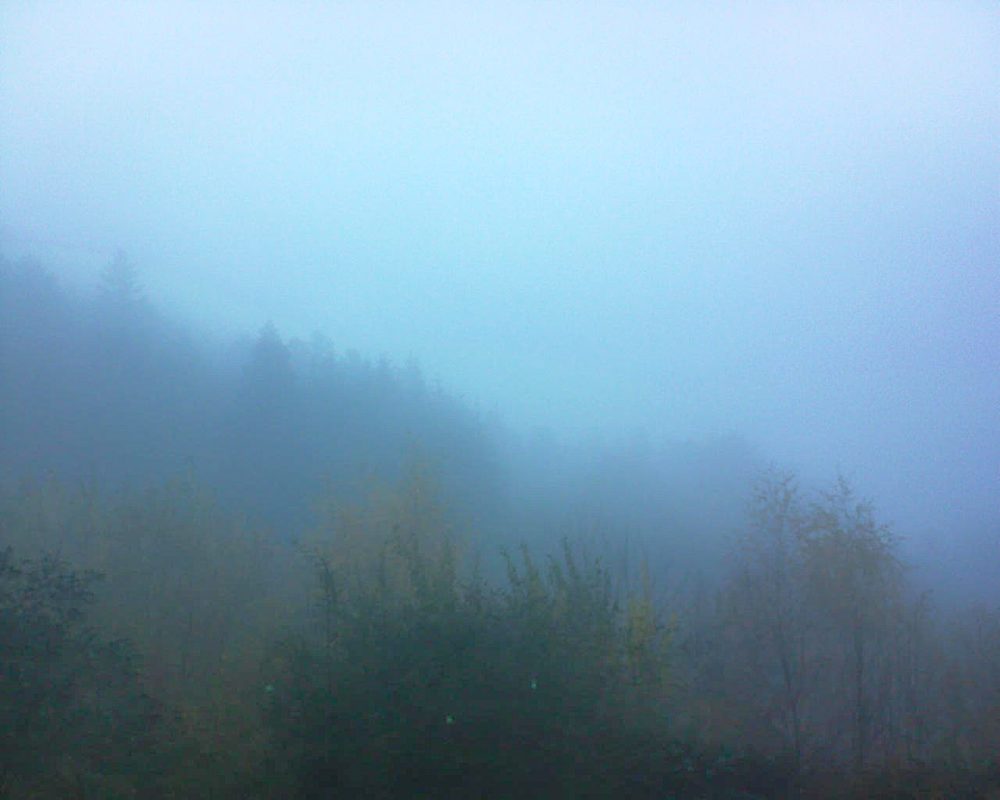 Le petit ballon vu depuis le Domaine Langmatt à Murbach le 15.11.2018 à 08:45 Le petit ballon (Alsace, Vosges) le 15.11.2018 à 08:45