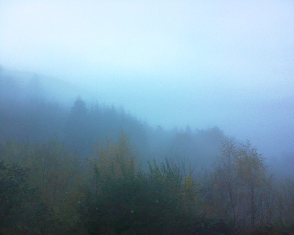 Le petit ballon vu depuis le Domaine Langmatt à Murbach le 15.11.2018 à 09:00 Le petit ballon (Alsace, Vosges) le 15.11.2018 à 09:00