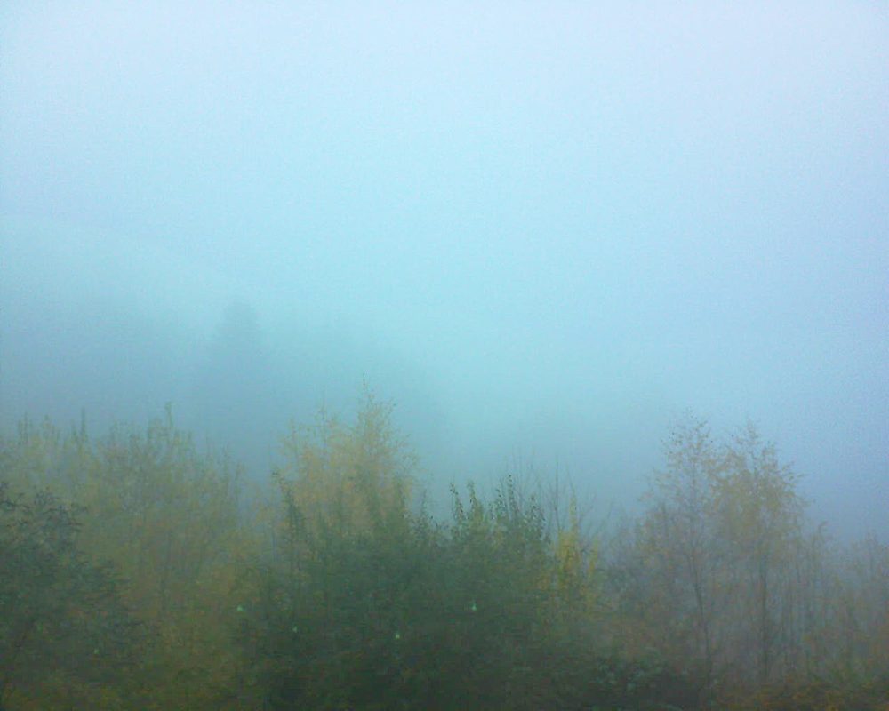 Le petit ballon vu depuis le Domaine Langmatt à Murbach le 15.11.2018 à 16:30 Le petit ballon (Alsace, Vosges) le 15.11.2018 à 16:30