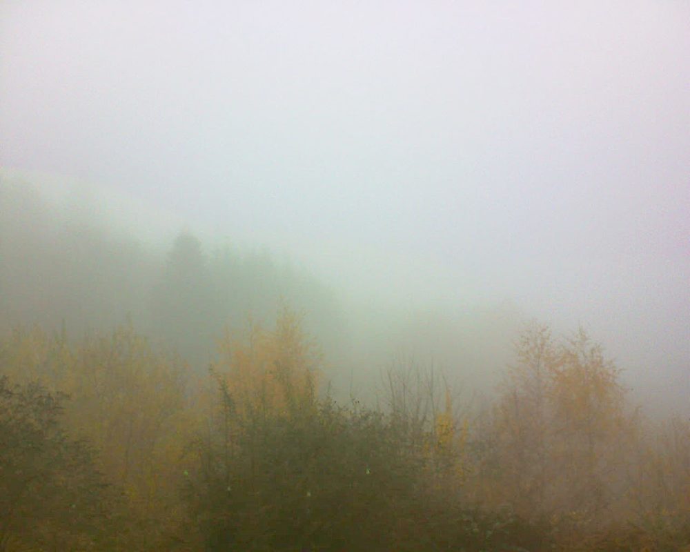 Le petit ballon vu depuis le Domaine Langmatt à Murbach le 16.11.2018 à 10:45 Le petit ballon (Alsace, Vosges) le 16.11.2018 à 10:45