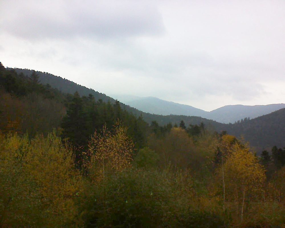 Le petit ballon vu depuis le Domaine Langmatt à Murbach le 19.11.2018 à 13:30 Le petit ballon (Alsace, Vosges) le 19.11.2018 à 13:30