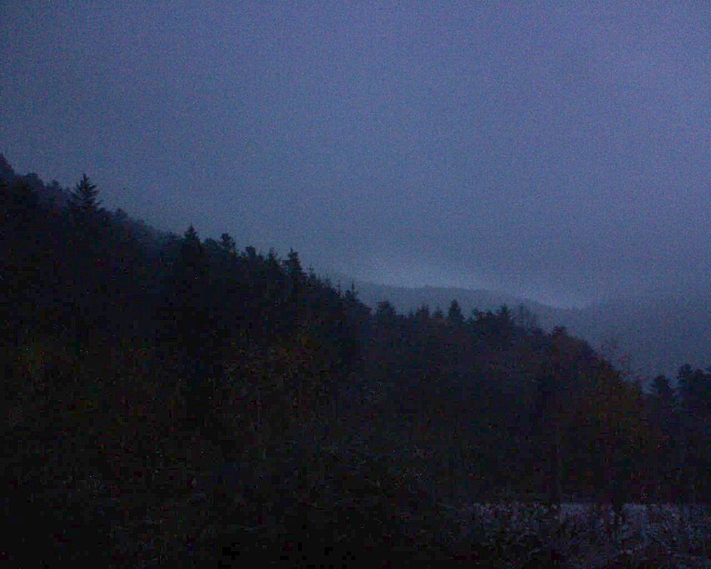 Le petit ballon vu depuis le Domaine Langmatt à Murbach le 19.11.2018 à 17:00 Le petit ballon (Alsace, Vosges) le 19.11.2018 à 17:00