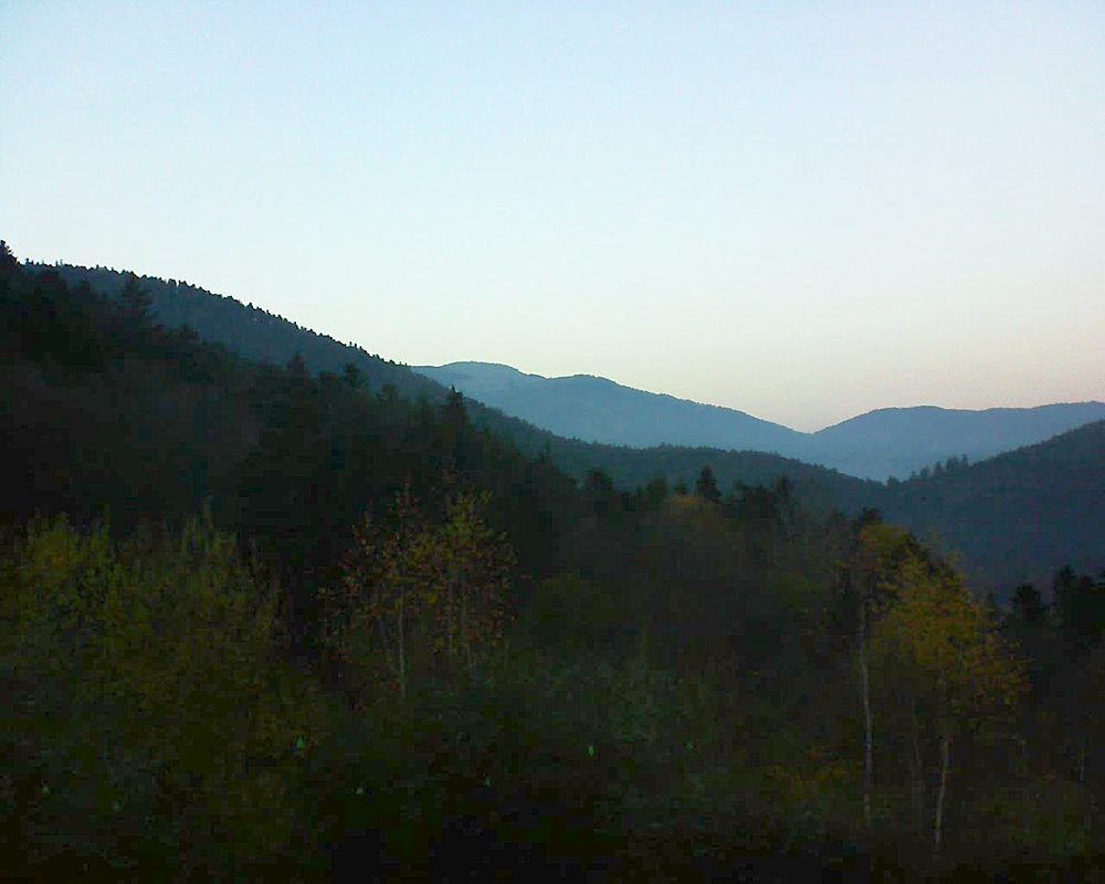 Le petit ballon vu depuis le Domaine Langmatt à Murbach le 22.11.2018 à 16:45 Le petit ballon (Alsace, Vosges) le 22.11.2018 à 16:45