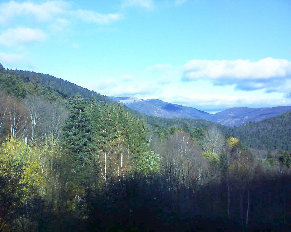 Le petit ballon vu depuis le Domaine Langmatt à Murbach le 24.11.2018 à 11:30 Le petit ballon (Alsace, Vosges) le 24.11.2018 à 11:30