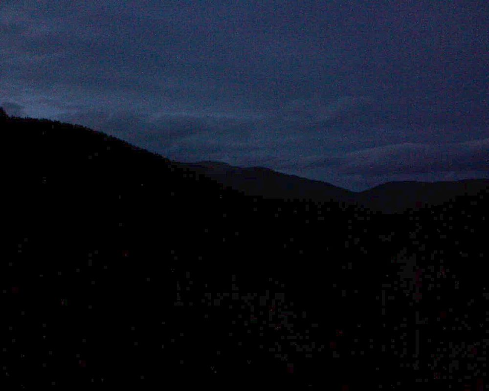 Le petit ballon vu depuis le Domaine Langmatt à Murbach le 24.11.2018 à 17:15 Le petit ballon (Alsace, Vosges) le 24.11.2018 à 17:15