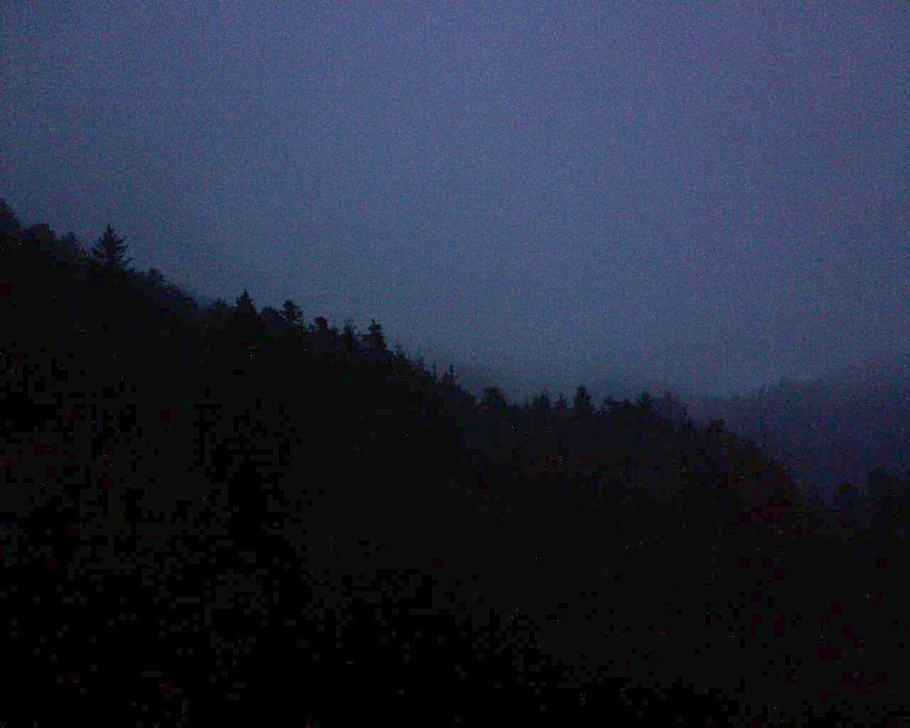 Le petit ballon vu depuis le Domaine Langmatt à Murbach le 26.11.2018 à 07:45 Le petit ballon (Alsace, Vosges) le 26.11.2018 à 07:45