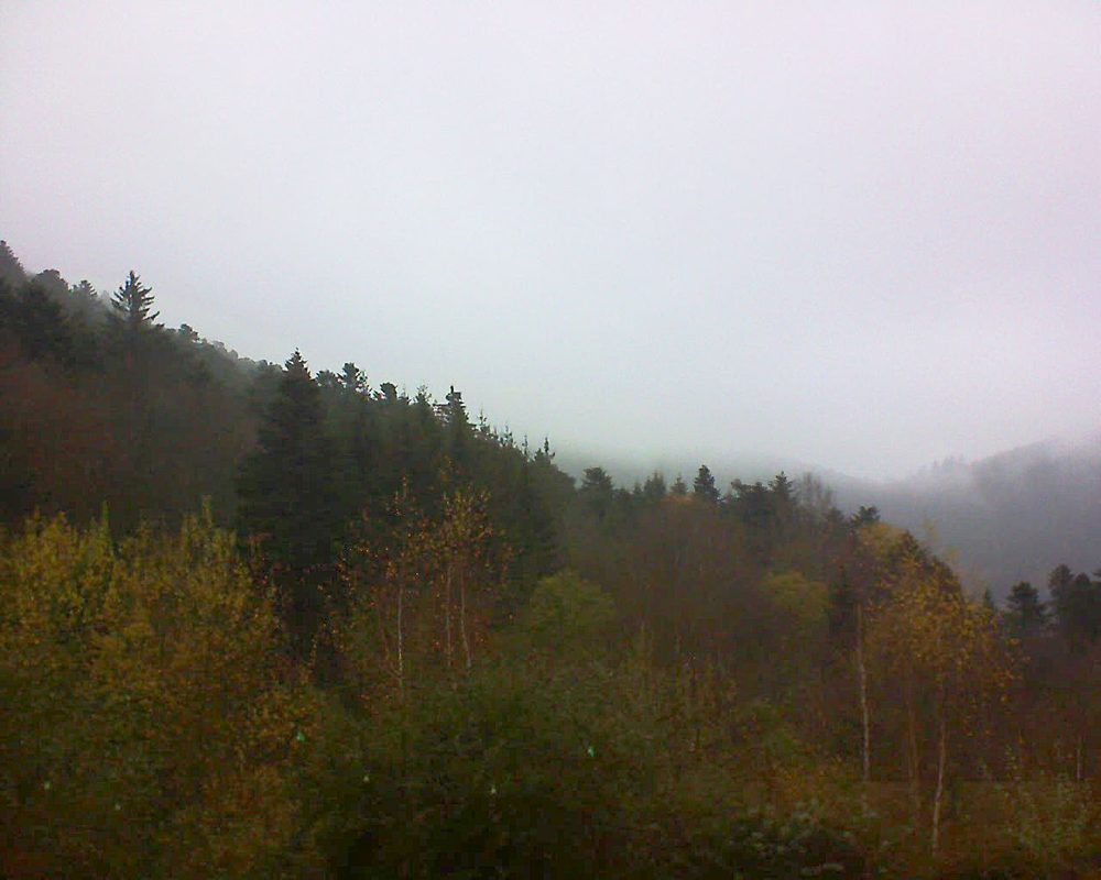 Le petit ballon vu depuis le Domaine Langmatt à Murbach le 26.11.2018 à 11:15 Le petit ballon (Alsace, Vosges) le 26.11.2018 à 11:15