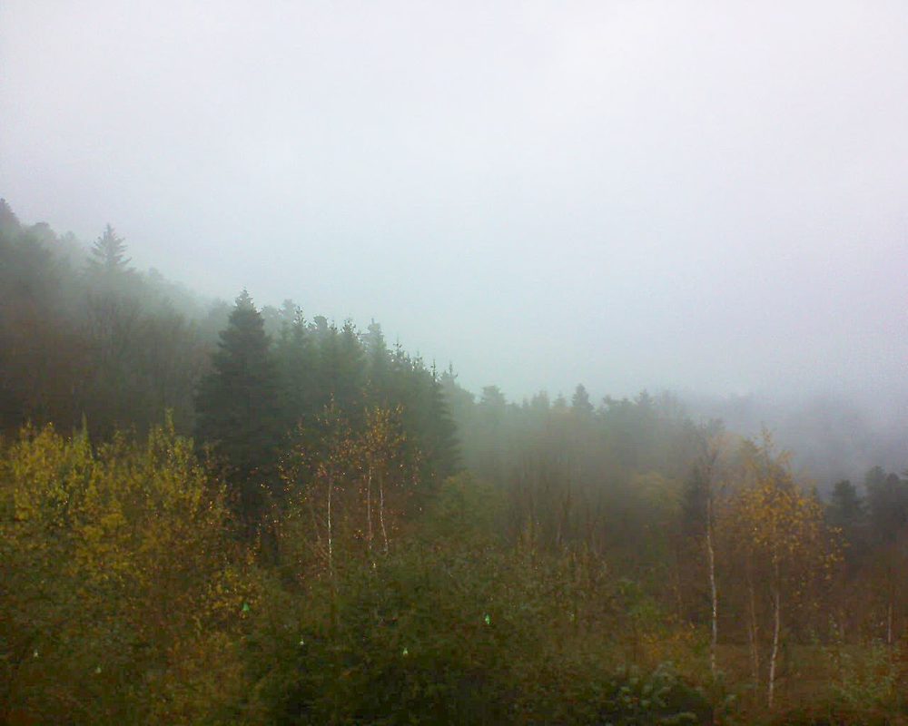 Le petit ballon vu depuis le Domaine Langmatt à Murbach le 27.11.2018 à 11:00 Le petit ballon (Alsace, Vosges) le 27.11.2018 à 11:00