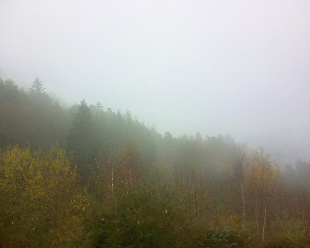 Le petit ballon vu depuis le Domaine Langmatt à Murbach le 27.11.2018 à 11:45 Le petit ballon (Alsace, Vosges) le 27.11.2018 à 11:45