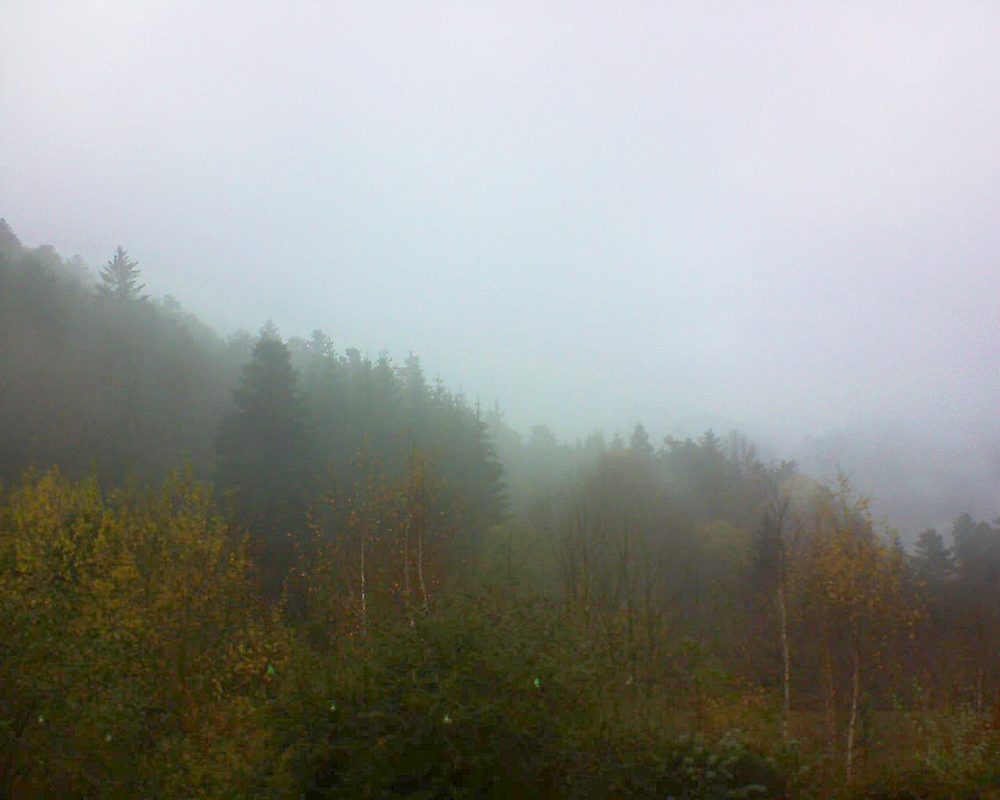 Le petit ballon vu depuis le Domaine Langmatt à Murbach le 27.11.2018 à 12:30 Le petit ballon (Alsace, Vosges) le 27.11.2018 à 12:30
