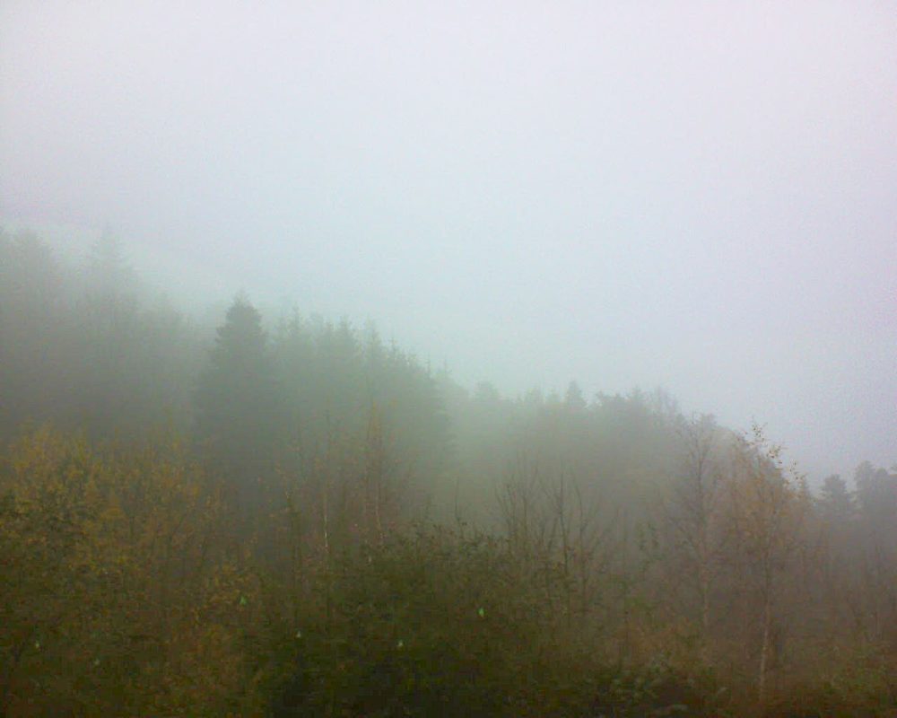 Le petit ballon vu depuis le Domaine Langmatt à Murbach le 27.11.2018 à 14:00 Le petit ballon (Alsace, Vosges) le 27.11.2018 à 14:00