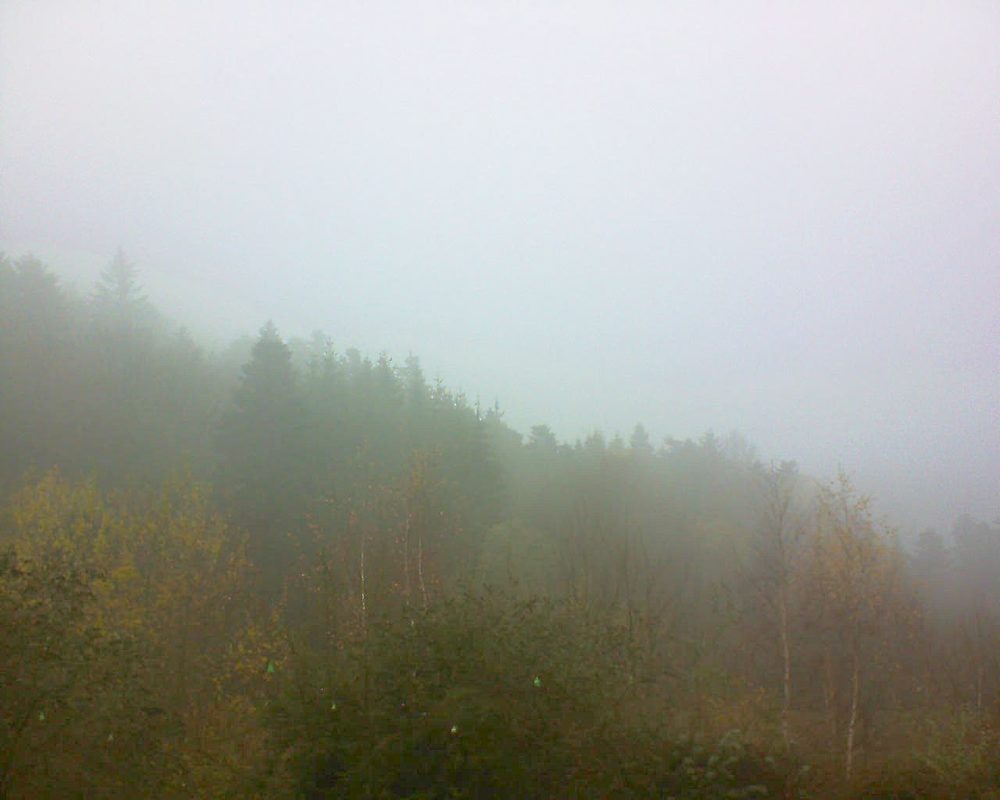 Le petit ballon vu depuis le Domaine Langmatt à Murbach le 28.11.2018 à 13:15 Le petit ballon (Alsace, Vosges) le 28.11.2018 à 13:15