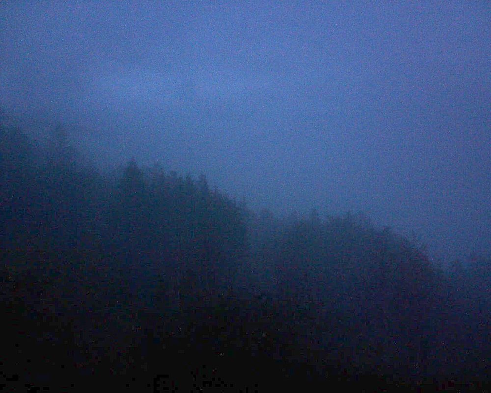 Le petit ballon vu depuis le Domaine Langmatt à Murbach le 28.11.2018 à 17:00 Le petit ballon (Alsace, Vosges) le 28.11.2018 à 17:00