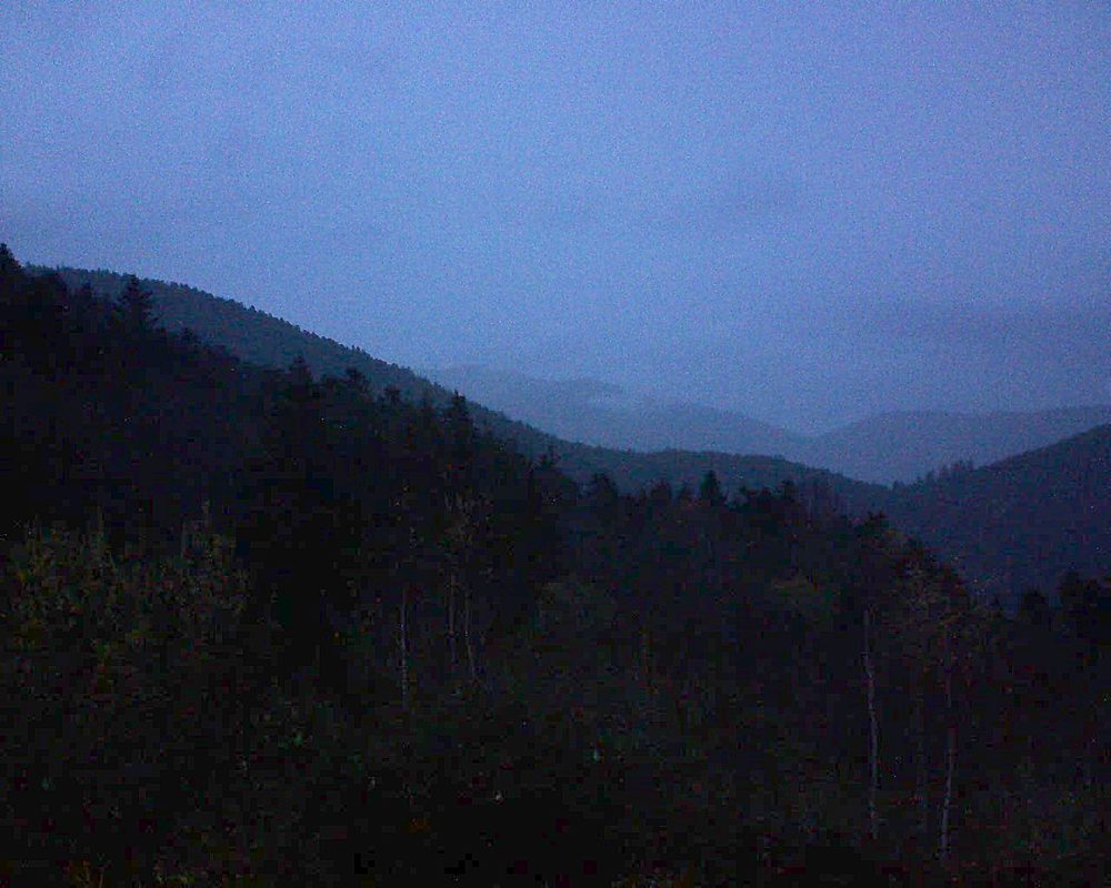 Le petit ballon vu depuis le Domaine Langmatt à Murbach le 30.11.2018 à 07:45 Le petit ballon (Alsace, Vosges) le 30.11.2018 à 07:45