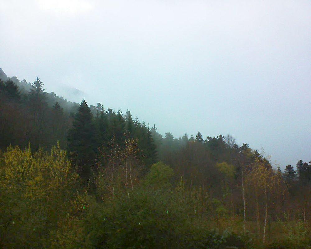 Le petit ballon vu depuis le Domaine Langmatt à Murbach le 30.11.2018 à 16:00 Le petit ballon (Alsace, Vosges) le 30.11.2018 à 16:00