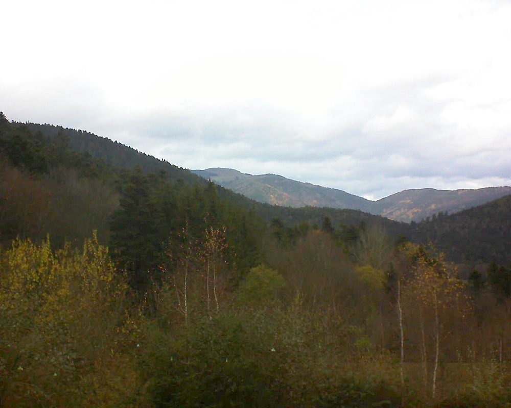 Le petit ballon vu depuis le Domaine Langmatt à Murbach le 01.12.2018 à 14:00 Le petit ballon (Alsace, Vosges) le 01.12.2018 à 14:00