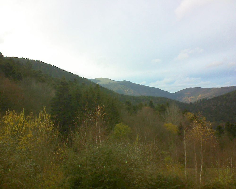 Le petit ballon vu depuis le Domaine Langmatt à Murbach le 01.12.2018 à 16:00 Le petit ballon (Alsace, Vosges) le 01.12.2018 à 16:00