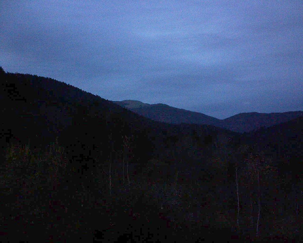 Le petit ballon vu depuis le Domaine Langmatt à Murbach le 01.12.2018 à 17:00 Le petit ballon (Alsace, Vosges) le 01.12.2018 à 17:00
