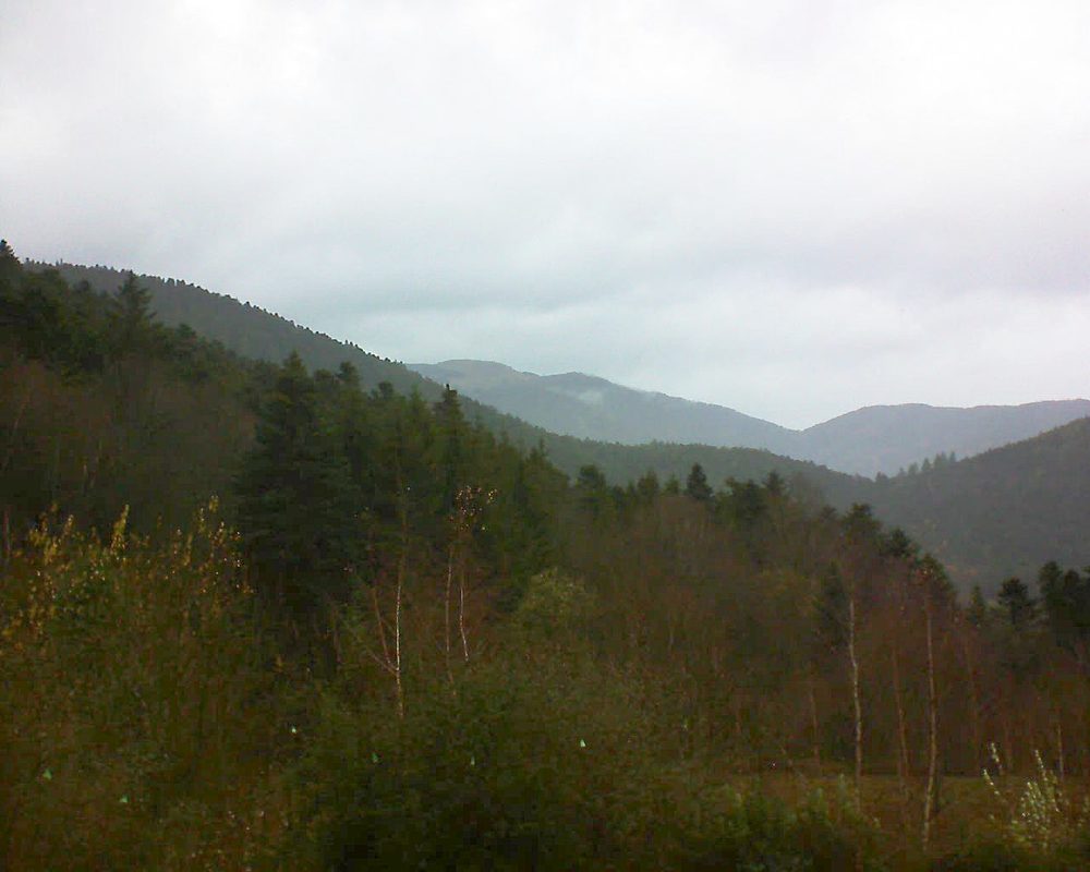 Le petit ballon vu depuis le Domaine Langmatt à Murbach le 03.12.2018 à 13:45 Le petit ballon (Alsace, Vosges) le 03.12.2018 à 13:45