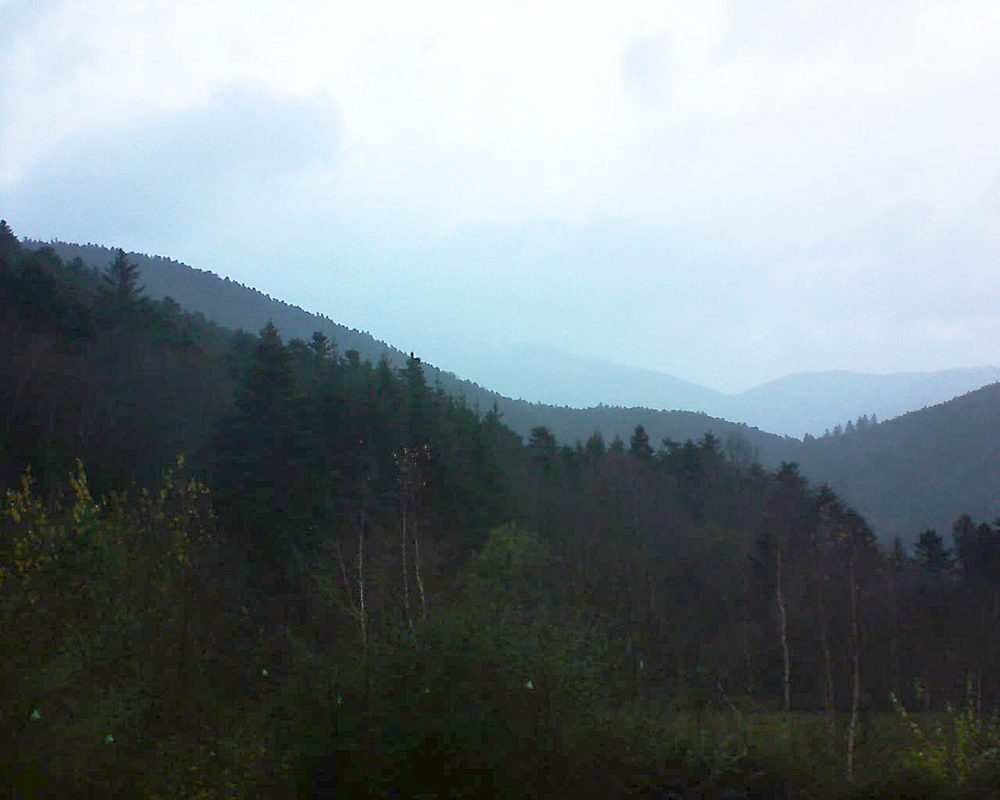 Le petit ballon vu depuis le Domaine Langmatt à Murbach le 03.12.2018 à 16:00 Le petit ballon (Alsace, Vosges) le 03.12.2018 à 16:00