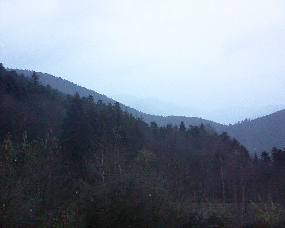 Le petit ballon vu depuis le Domaine Langmatt à Murbach le 03.12.2018 à 16:45 Le petit ballon (Alsace, Vosges) le 03.12.2018 à 16:45