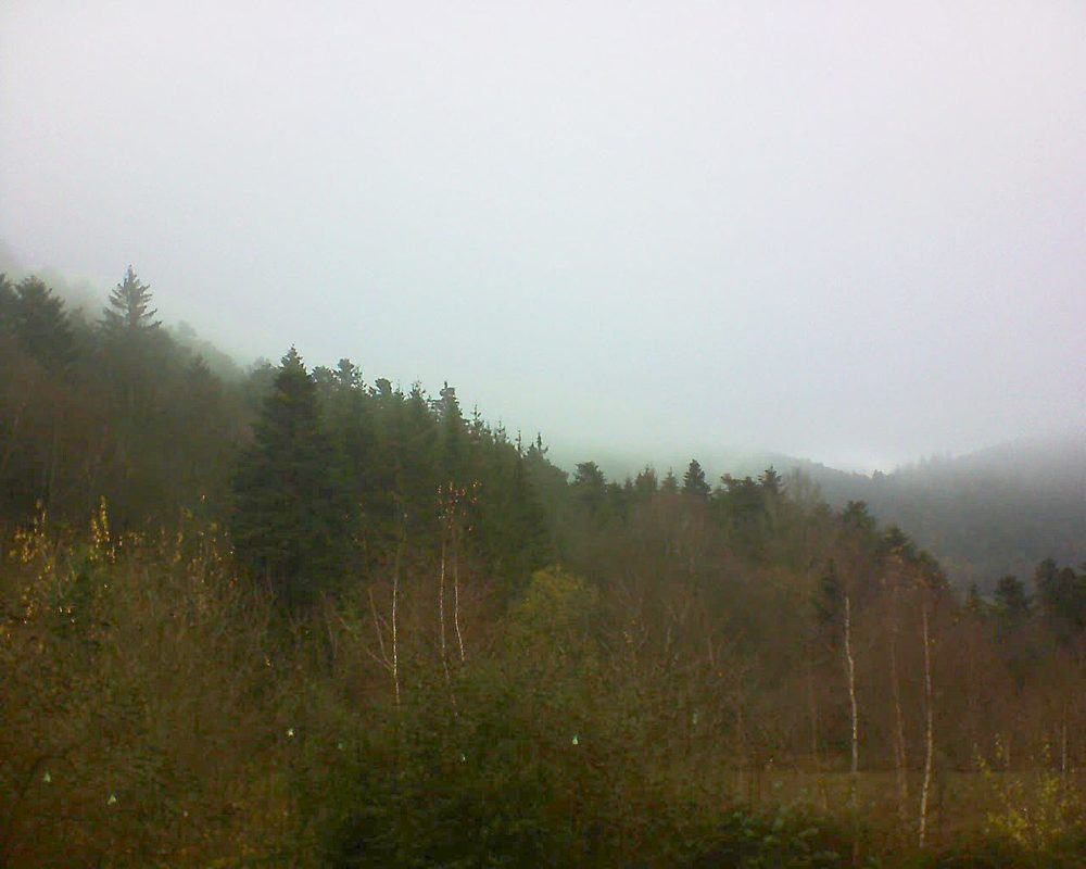 Le petit ballon vu depuis le Domaine Langmatt à Murbach le 05.12.2018 à 10:45 Le petit ballon (Alsace, Vosges) le 05.12.2018 à 10:45