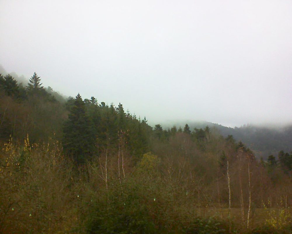 Le petit ballon vu depuis le Domaine Langmatt à Murbach le 05.12.2018 à 11:30 Le petit ballon (Alsace, Vosges) le 05.12.2018 à 11:30