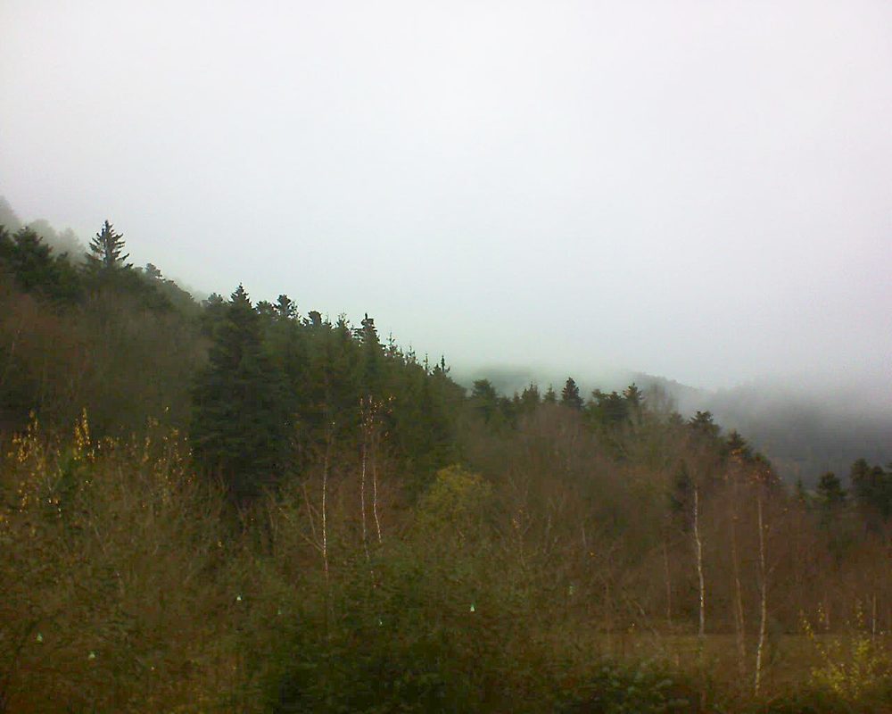 Le petit ballon vu depuis le Domaine Langmatt à Murbach le 05.12.2018 à 11:45 Le petit ballon (Alsace, Vosges) le 05.12.2018 à 11:45
