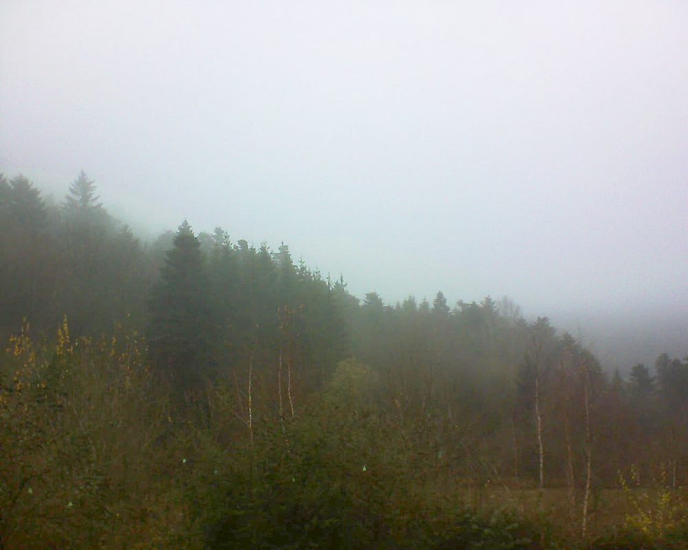 Le petit ballon vu depuis le Domaine Langmatt à Murbach le 05.12.2018 à 12:45 Le petit ballon (Alsace, Vosges) le 05.12.2018 à 12:45