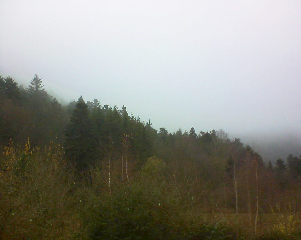 Le petit ballon vu depuis le Domaine Langmatt à Murbach le 05.12.2018 à 13:00 Le petit ballon (Alsace, Vosges) le 05.12.2018 à 13:00