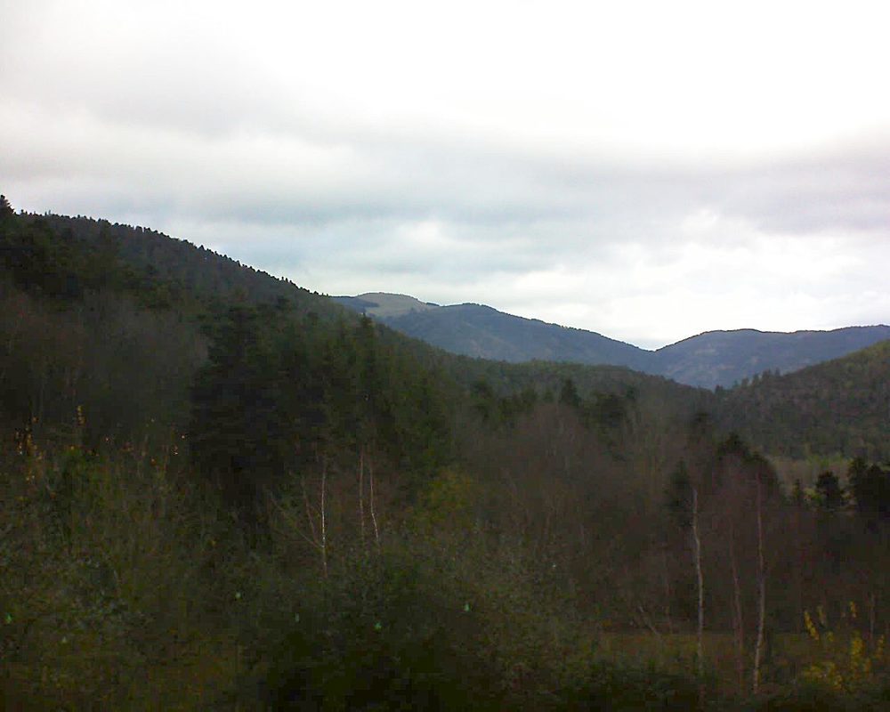 Le petit ballon vu depuis le Domaine Langmatt à Murbach le 07.12.2018 à 12:45 Le petit ballon (Alsace, Vosges) le 07.12.2018 à 12:45