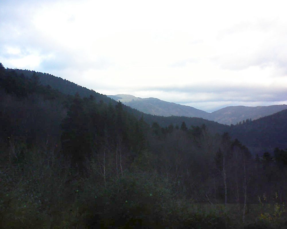 Le petit ballon vu depuis le Domaine Langmatt à Murbach le 07.12.2018 à 15:15 Le petit ballon (Alsace, Vosges) le 07.12.2018 à 15:15