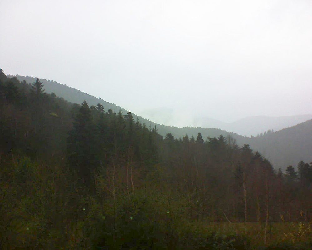 Le petit ballon vu depuis le Domaine Langmatt à Murbach le 08.12.2018 à 12:45 Le petit ballon (Alsace, Vosges) le 08.12.2018 à 12:45