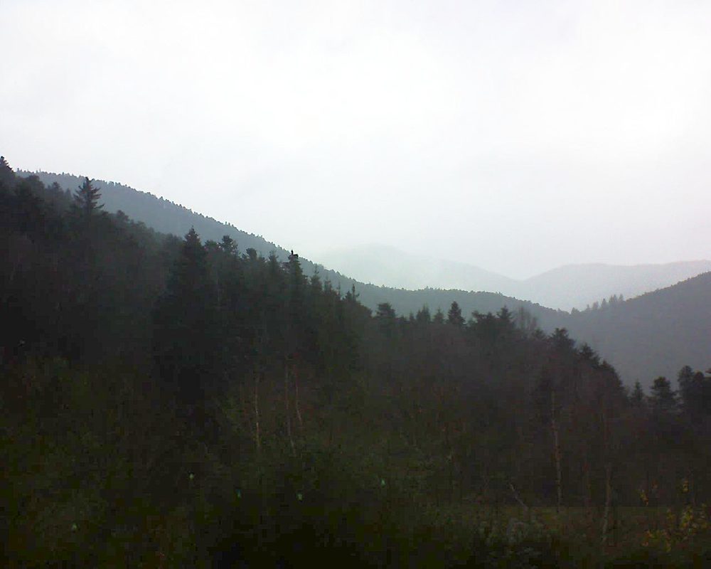 Le petit ballon vu depuis le Domaine Langmatt à Murbach le 08.12.2018 à 14:00 Le petit ballon (Alsace, Vosges) le 08.12.2018 à 14:00